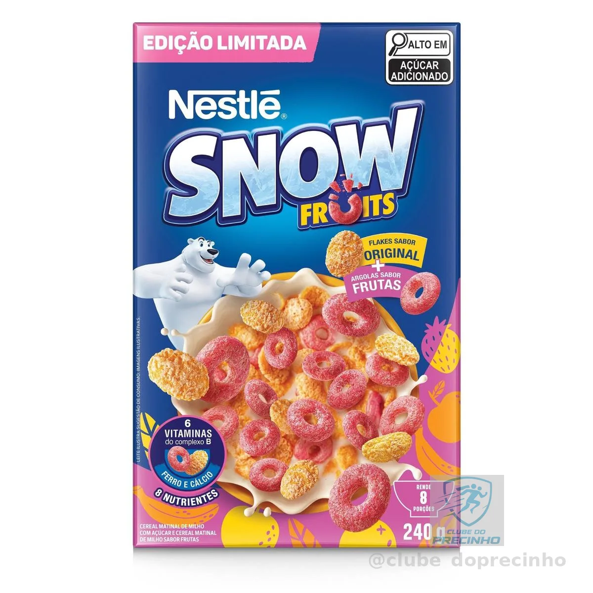 Cereal Matinal Snow Fruits 240g