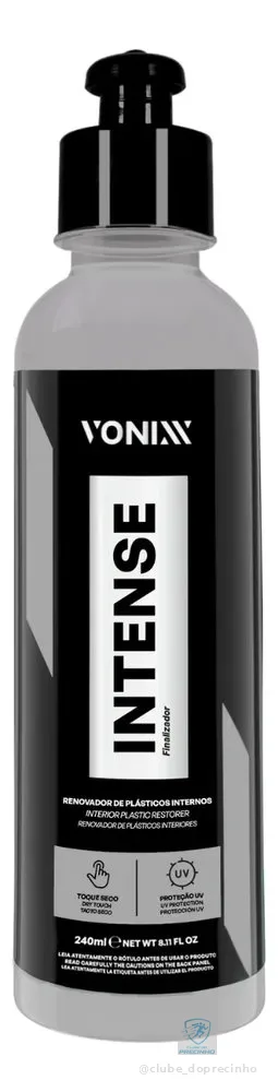 Intense Renovador De Plástico Interno 240ml - Vonixx