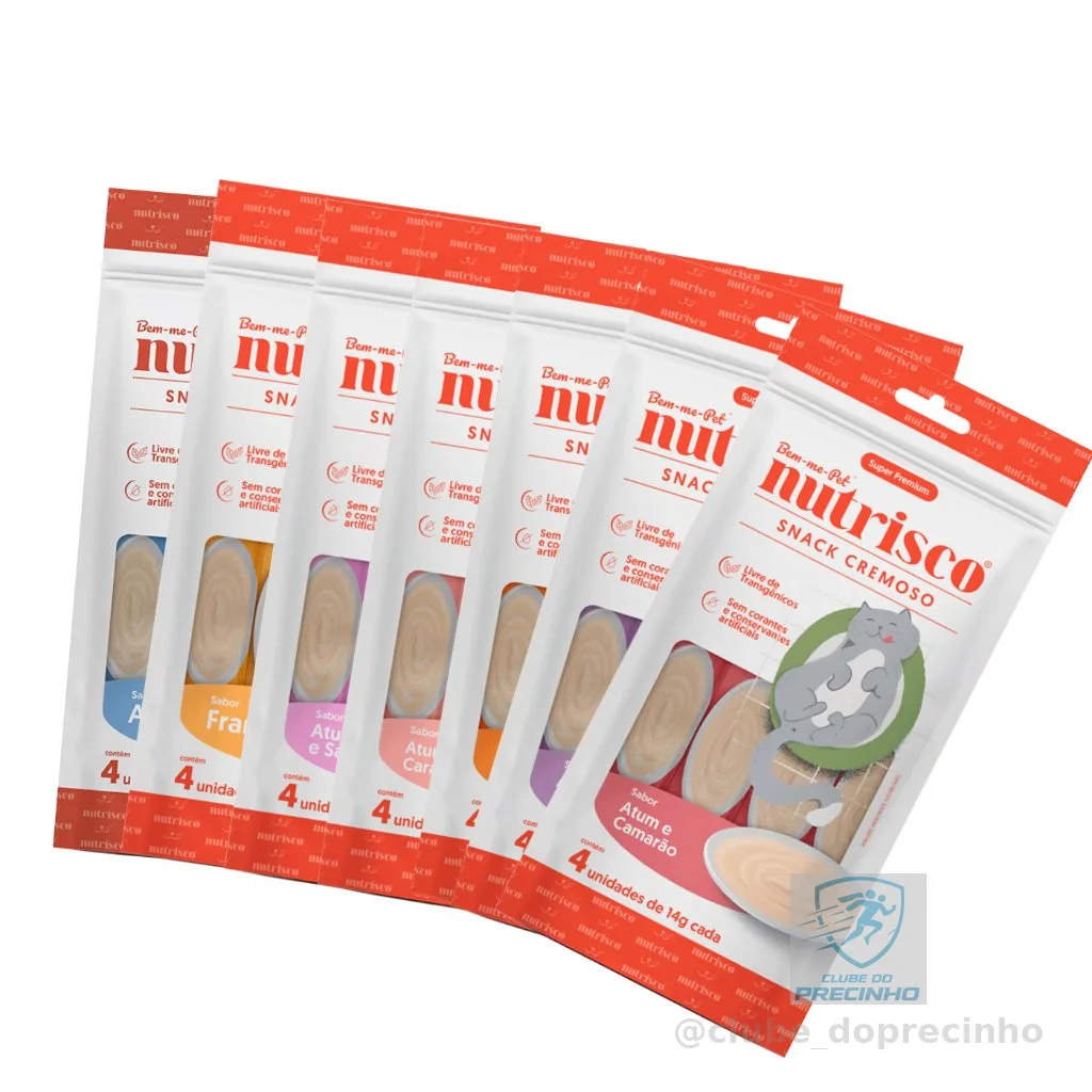 Snack Cremoso para Gatos Nutrisco Sabores Variados 56 g Pestisco