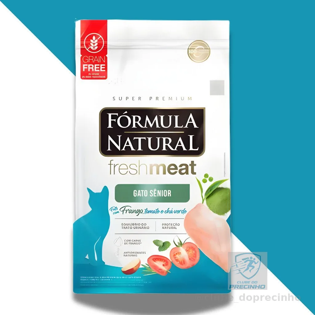 Ração Formula natural Fresh meat Gato Senior 10Kg - Adimax