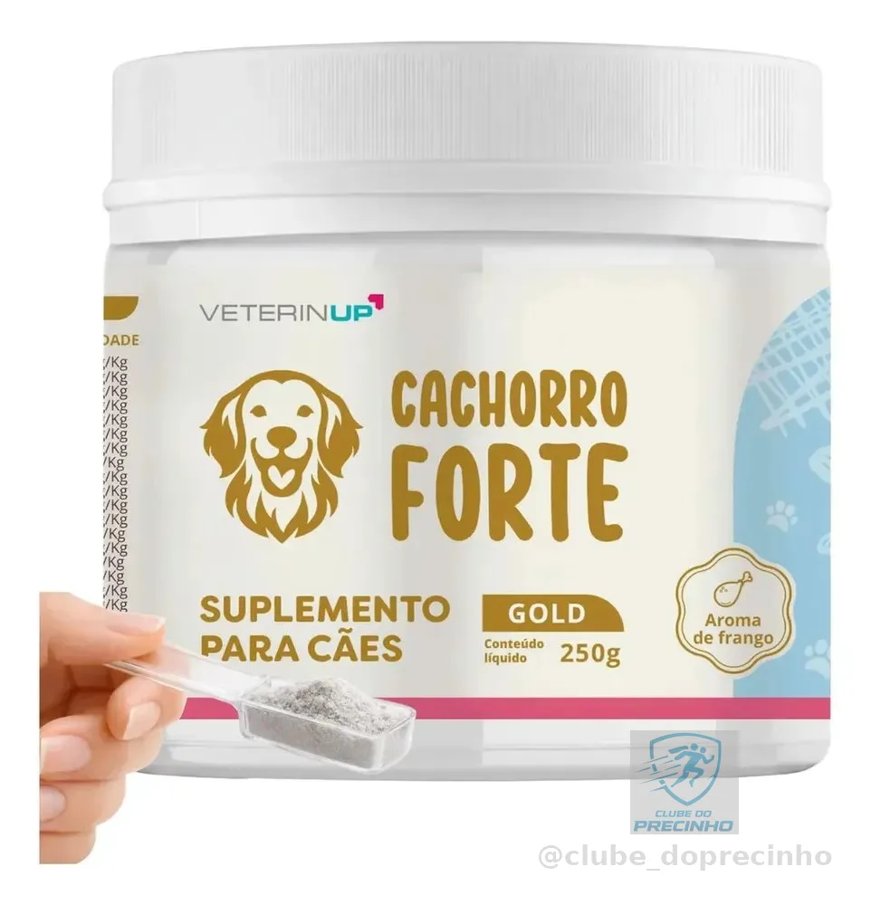 Suplemento Cachorro Forte Gold Diminui Odor Fezes Pelo Derme