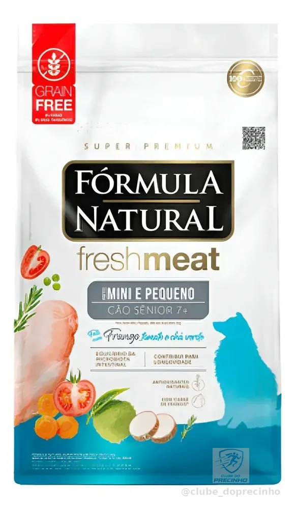 Fórmula Natural Fresh Meat Cães Sênior Porte Peq. 2,5 Kg