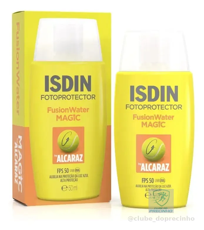 ISDIN Protetor Solar Facial Fusion Water Magic by Alcaraz FPS 50 - 50ml