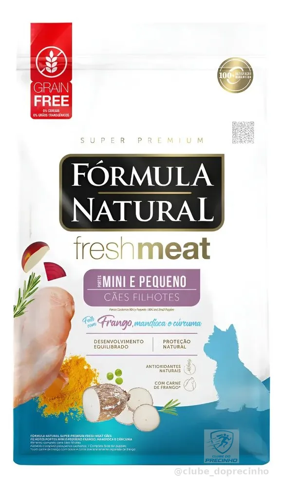 Fórmula Natural Fresh Meat Filhotes Mini E Peq. 2,5 Kg