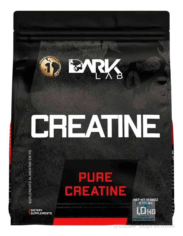Creatina Monohidratada Pura 1kg Dark Lab Unidade Sem sabor