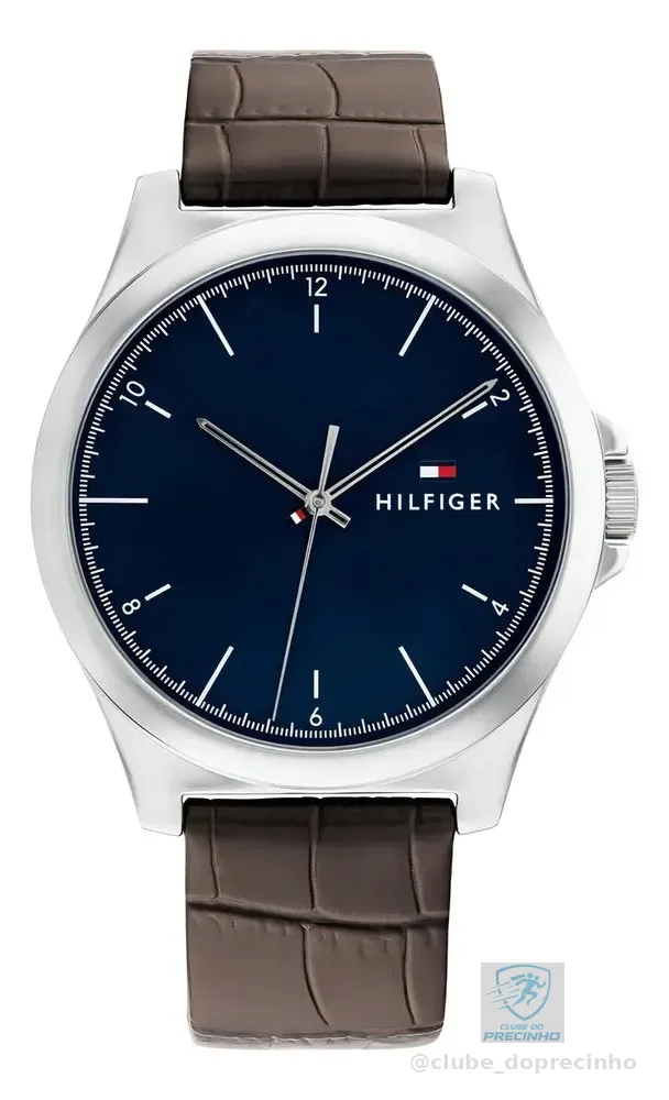 Relógio de couro masculino Tommy Hilfiger 1710549