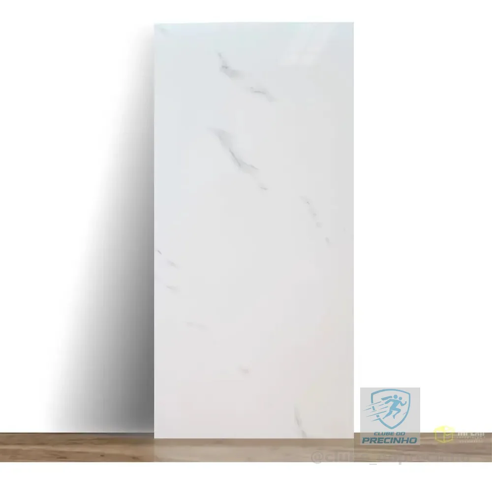 Kit 10 Placas Adesivas Mármore Parede 3d Porcelanato Lavável Cor Branco