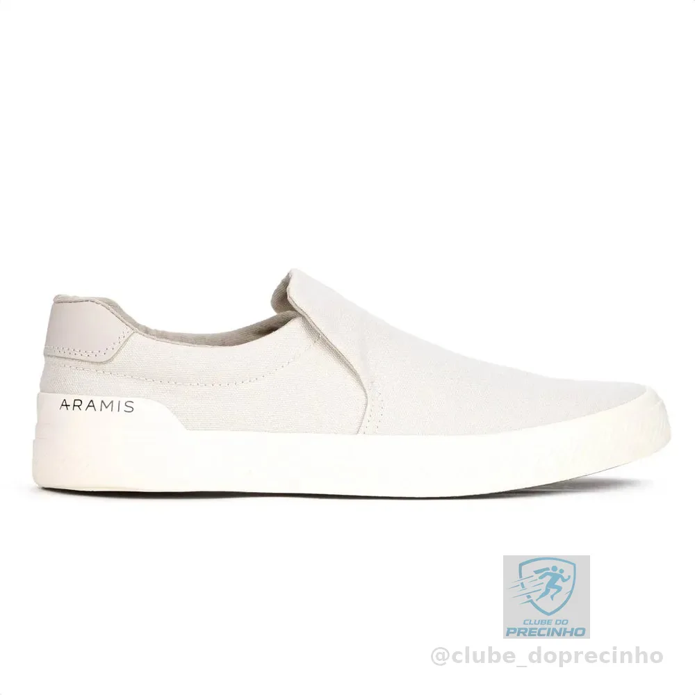 Tênis Masculino Casual Aramis Daily Slip Confortável Moderno Bege 41 Br