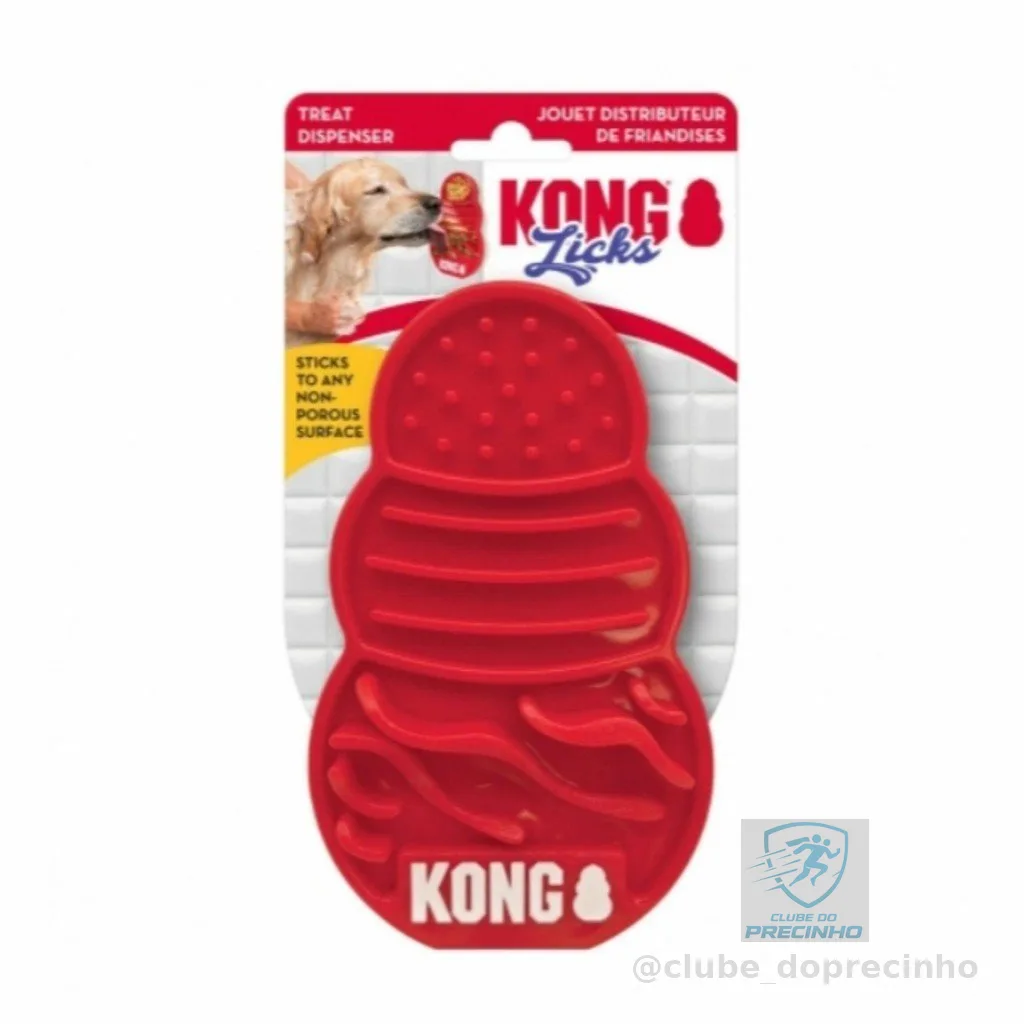 Kong Licks Tapete de Lamber para Cães e Gatos - Kong
