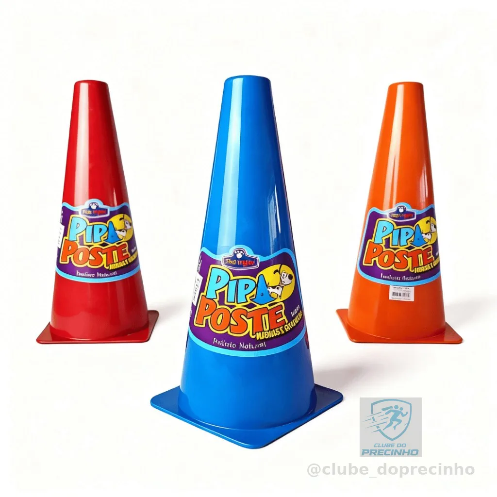 Postinho Cone Para Cachorro Educador Sanitário Grande
