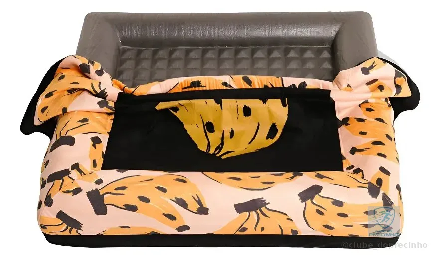 Cama Para Cachorros Zee.bed Farm Rio Bossa Banana Lavavél P Amarelo Banana - Tam P