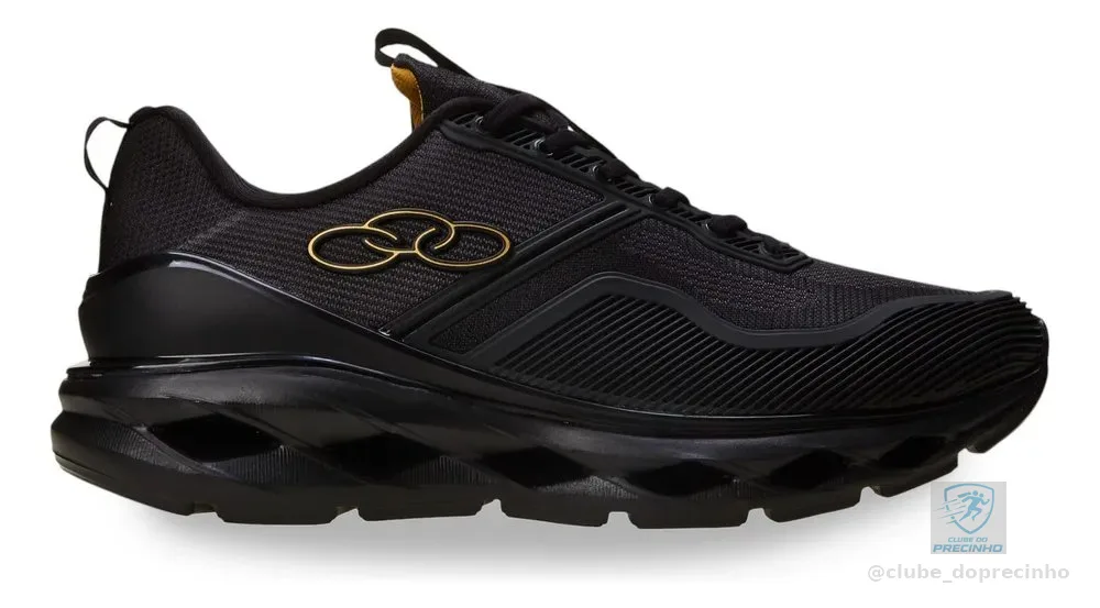 Tênis Olympikus Masculino Gama Preto/preto Liso 42 Br