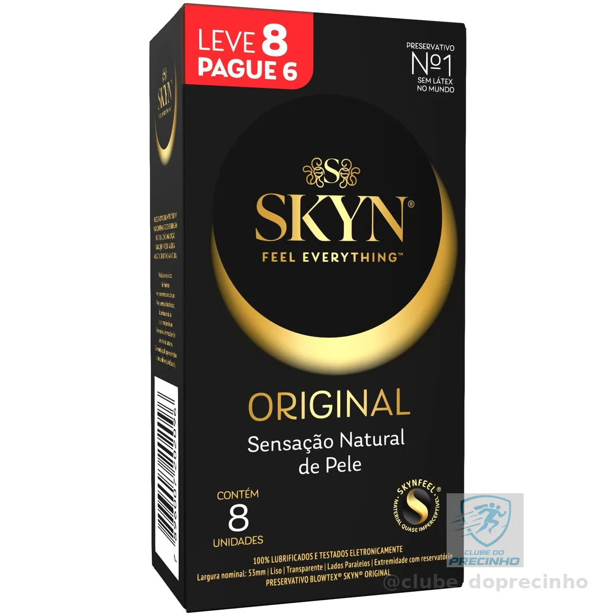 SKYN Preservativo Leve 8 Pague 6 Unidades