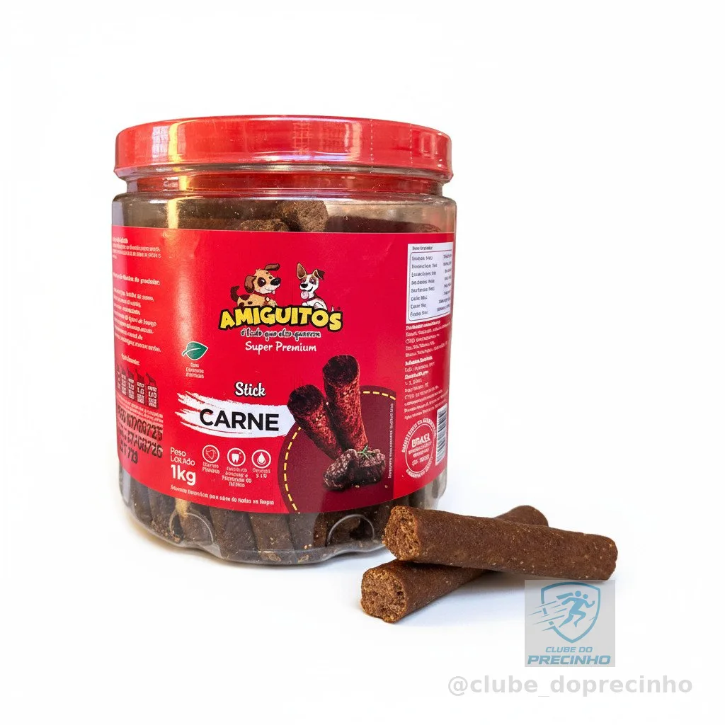 Sticks Bifinho Amiguitos 1kg – Petisco Super Premium Cães