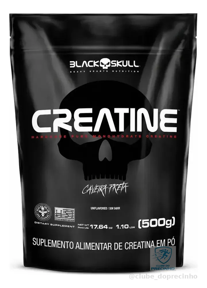 Creatina Monohidratada Black Skull Refil 500g