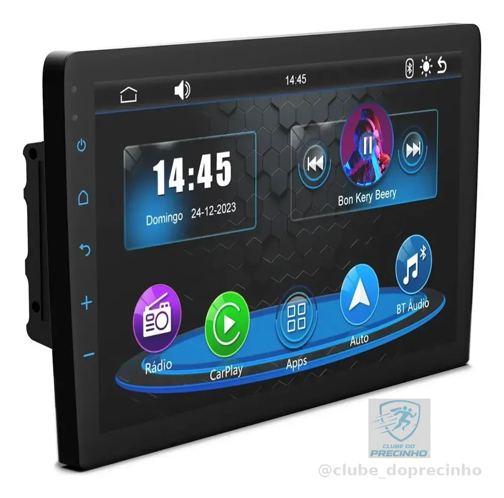 Central Multimídia 2 Din Faaftech Cm9 9 Polegadas ConnectMedia com Apple Carplay e Android Auto Sem Fio