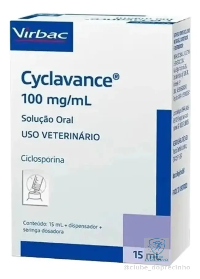 Virbac Cyclavance Dermatite Atópica Cães 15ML