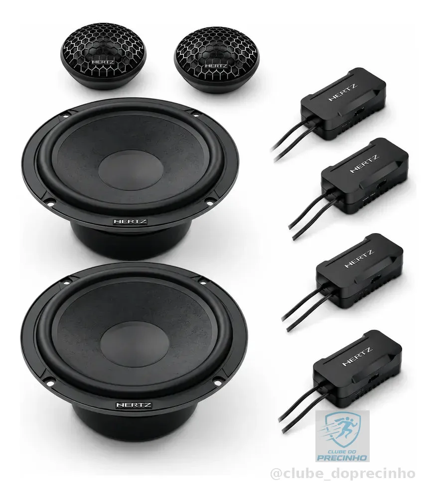 Kit Alto Falante Duas Vias 6,5 300w Hertz Ck 165l Cento