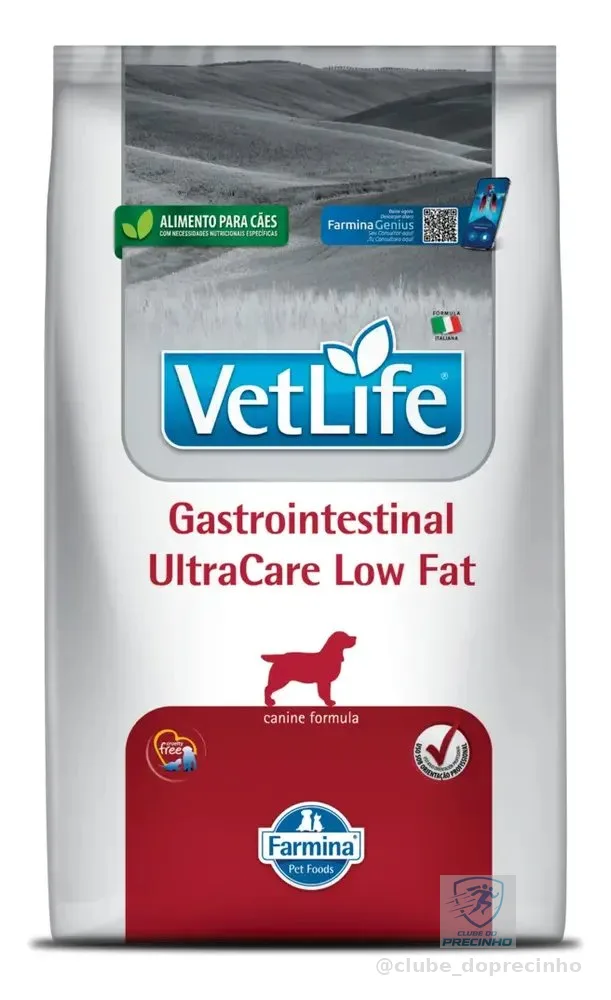 Ração Vet Life Nat Can Adulto Ultracare Low Fat 10,1kg