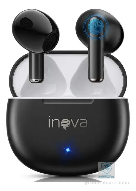Fone De Ouvido Bluetooth Àprova D'água Com 50h Bateria Inova