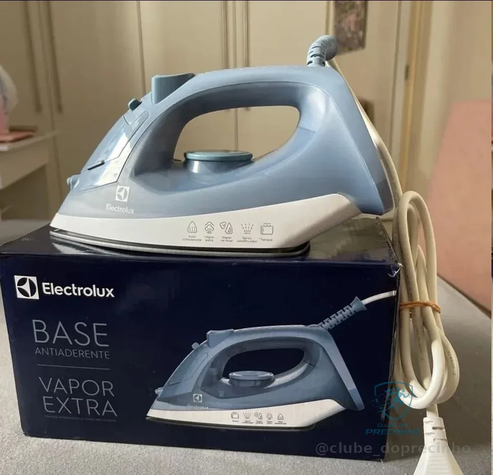Electrolux Efficient Esi10 A Vapor E Ferro Seco, Cor Azul 220v