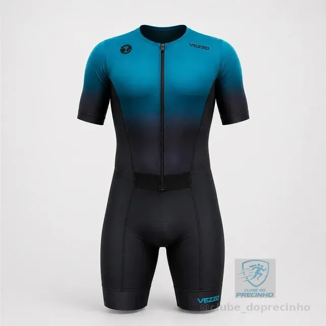 Macaquinho Vezzo Triathlon Bike Ciclismo Performance Unissex