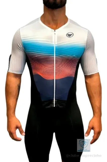 Macaquinho Triathlon Bike Corrida Unissex Reative Vezzo