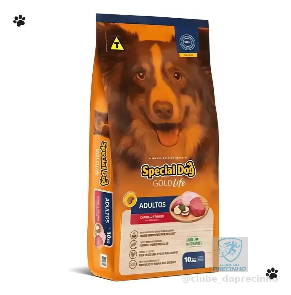 Alimento Special Dog Gold Life Adultos Carne E Frango 15kg