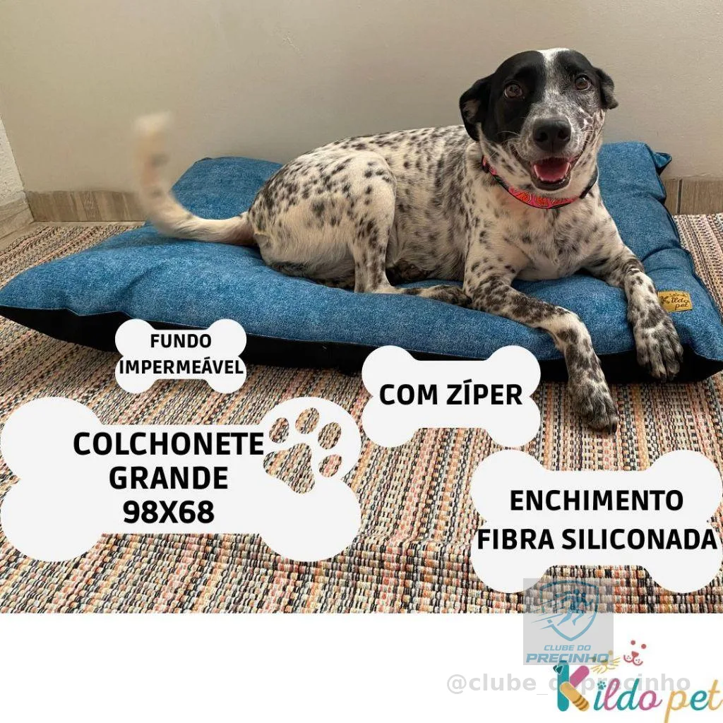 Colchonete para cachorro e Gato Kildopet Almofada pet Grande Cama para cachorro