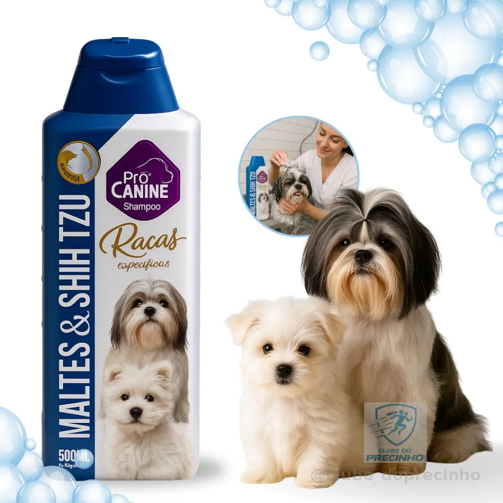 Shampoo para Cachorro Raças Maltes e Shih-Tzu PróCanine 500ml