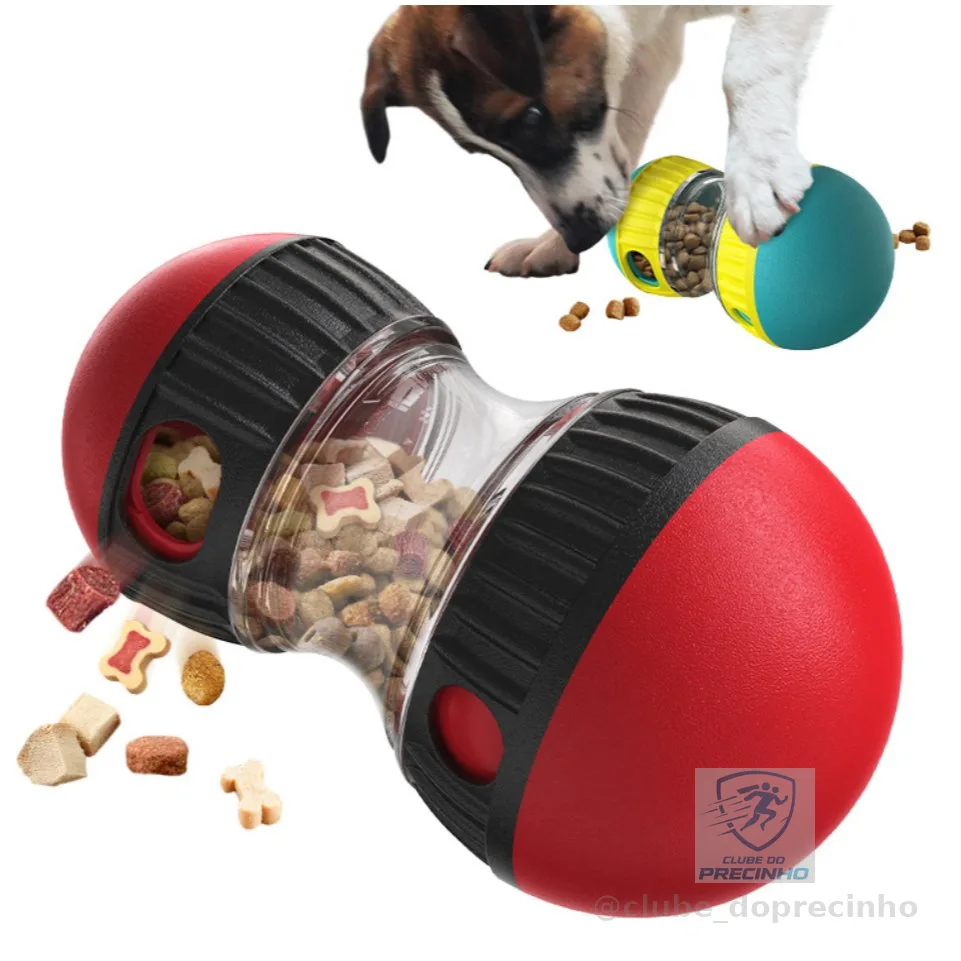 Brinquedo De Para Cães Grandes Pequenos Médios Bola De Alimentação Com Vazamento Lenta Treinamento Dog Pets