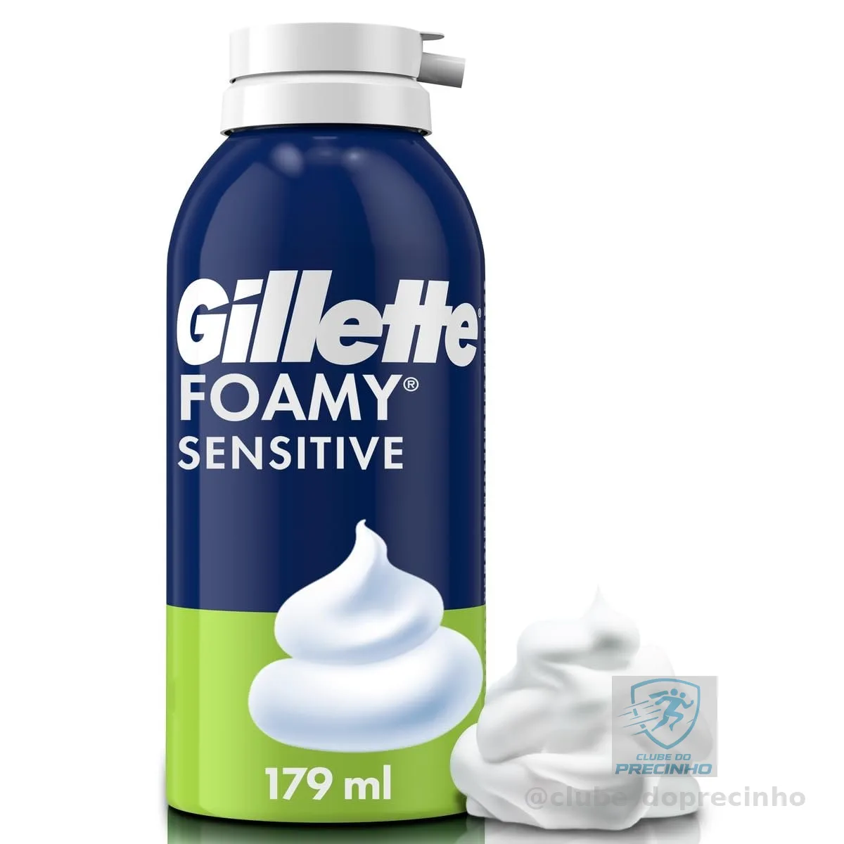 Gillette Espuma De Barbear Foamy Sensitive 175G