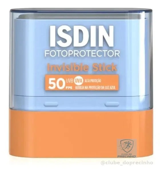 ISDIN Protetor Solar Facial em bastão Invisible Stick FPS 50 - 10g