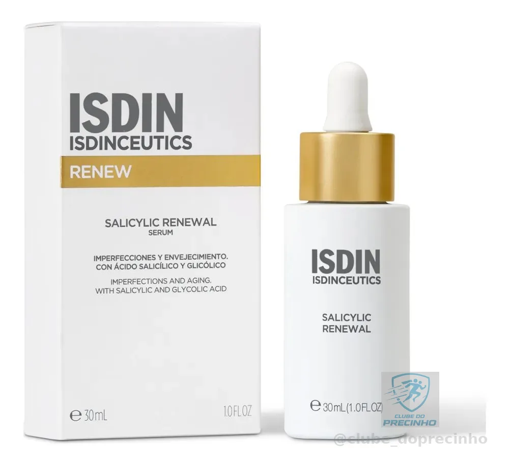 ISDIN Sérum Anti-Idade e Corretor de Imperfeições com Ácido Salicílico Isdinceutics Salicylic Renewal - 30ml