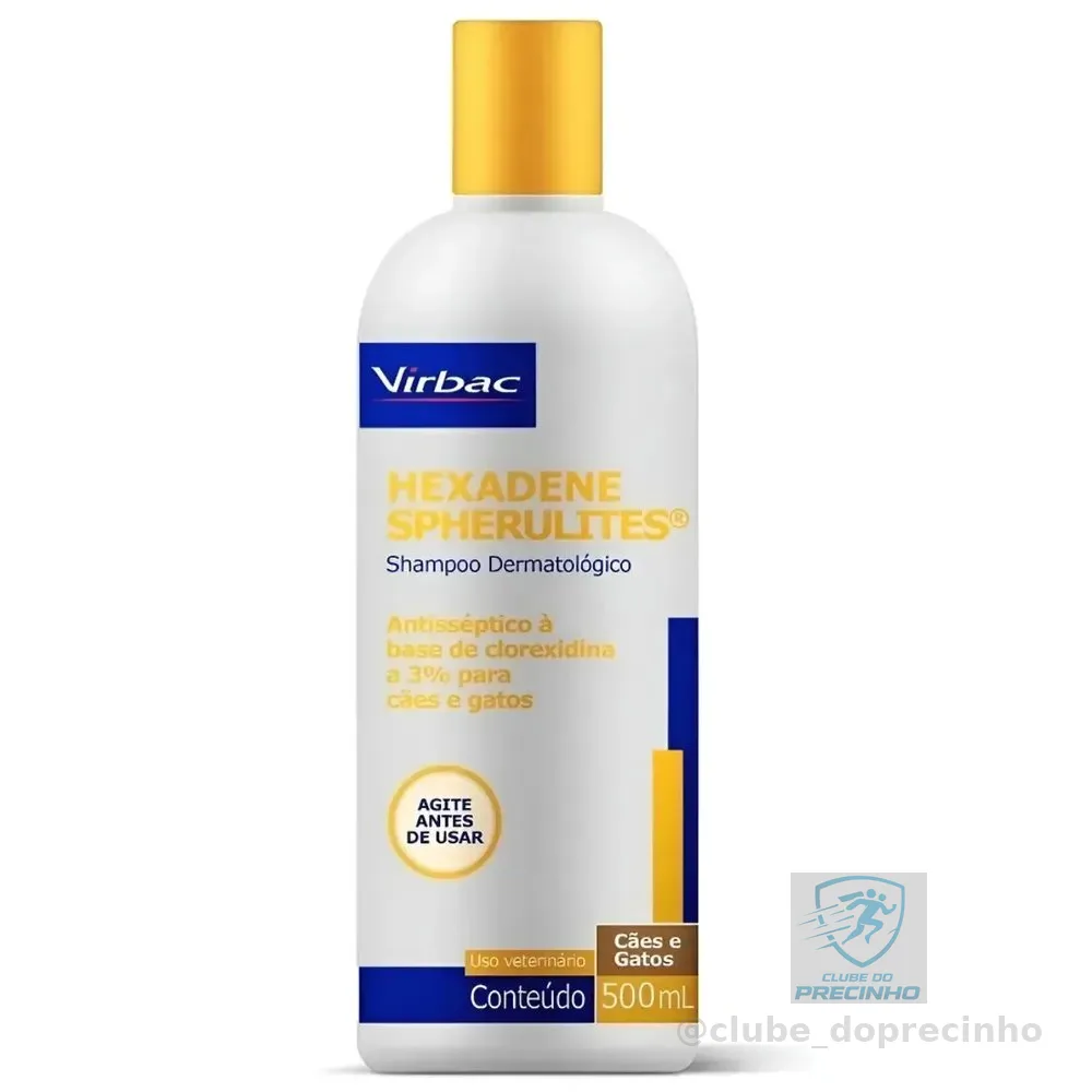 Shampoo Dermatológico Hexadene Spherulites Virbac 500ml