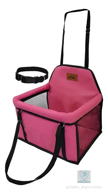 Cadeirinha Assento Pet Carro Para Cachorro Gatos Até 15kg