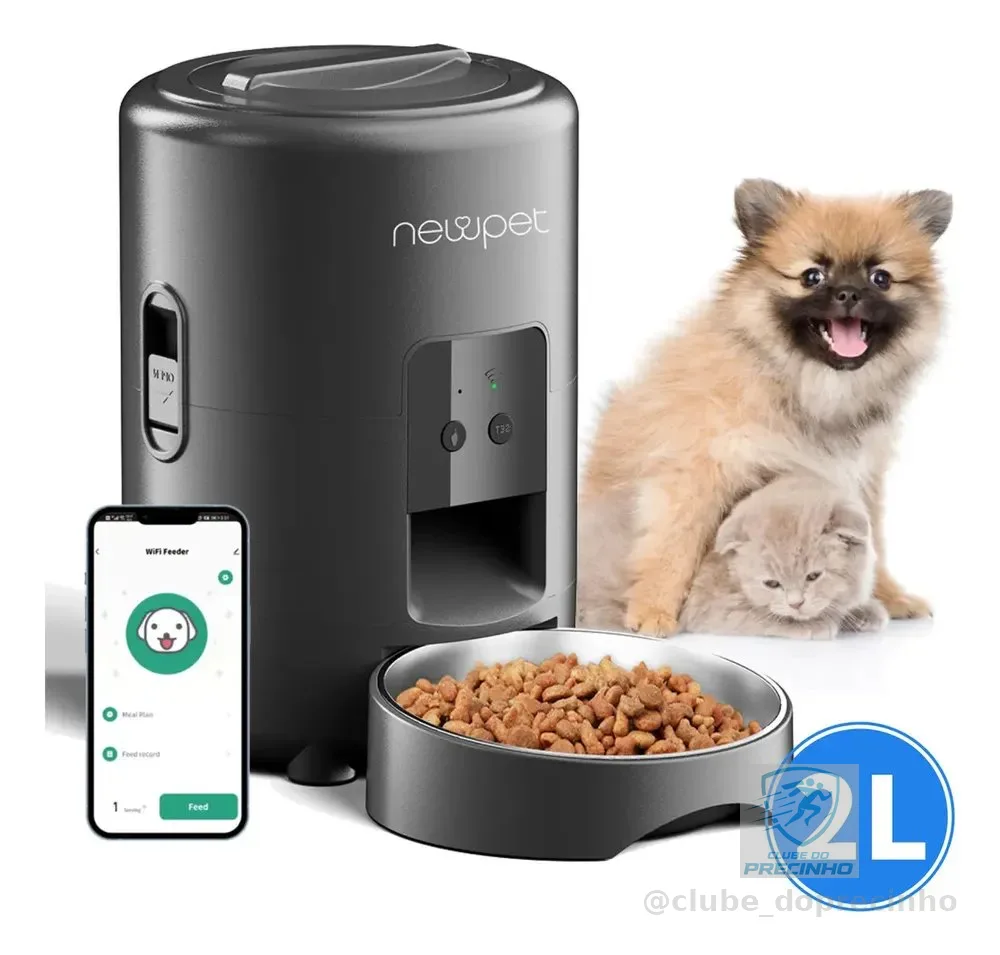 2l Alimentador Inteligente Comedouro Automático Pet Newpet