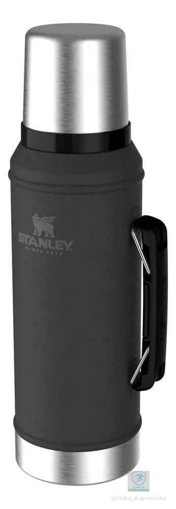 Termo Stanley Classic Matte 950mL pretoliso