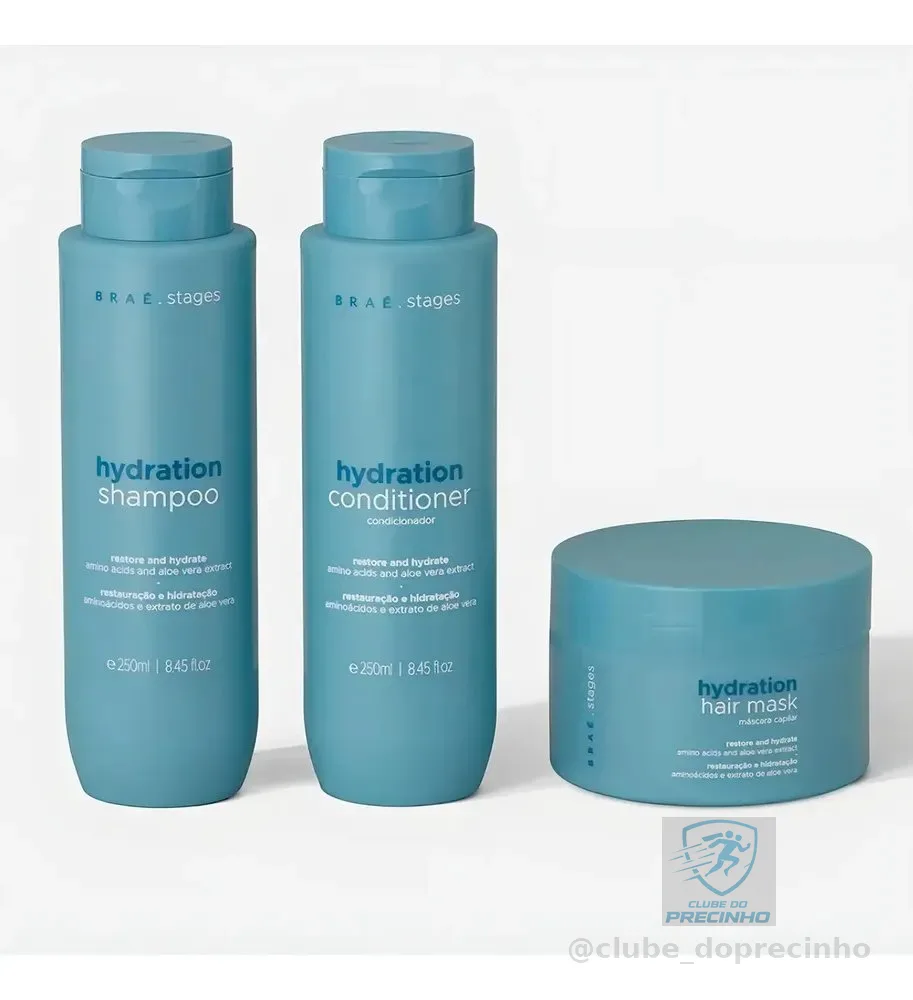 Braé - Kit Stages Hydration - SH+CD+Másc