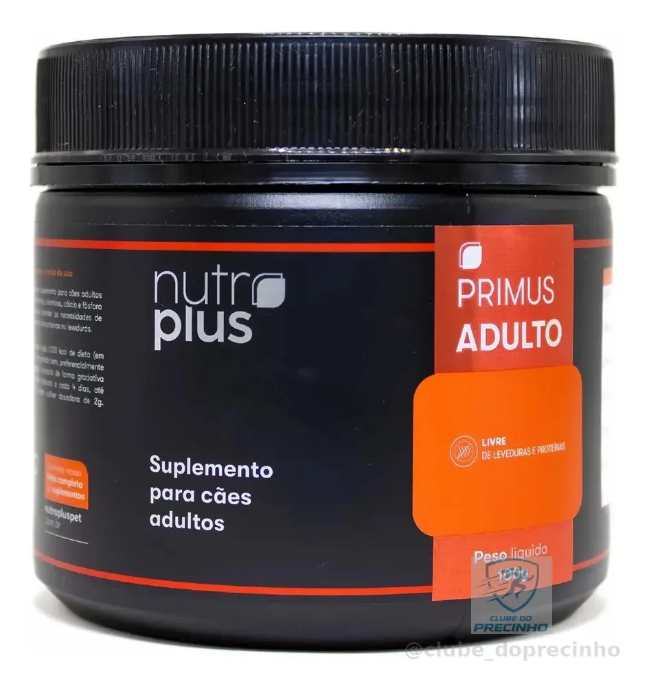 Nutroplus Primus Adulto 100g Suplemento Vitamínico e Mineral Cães