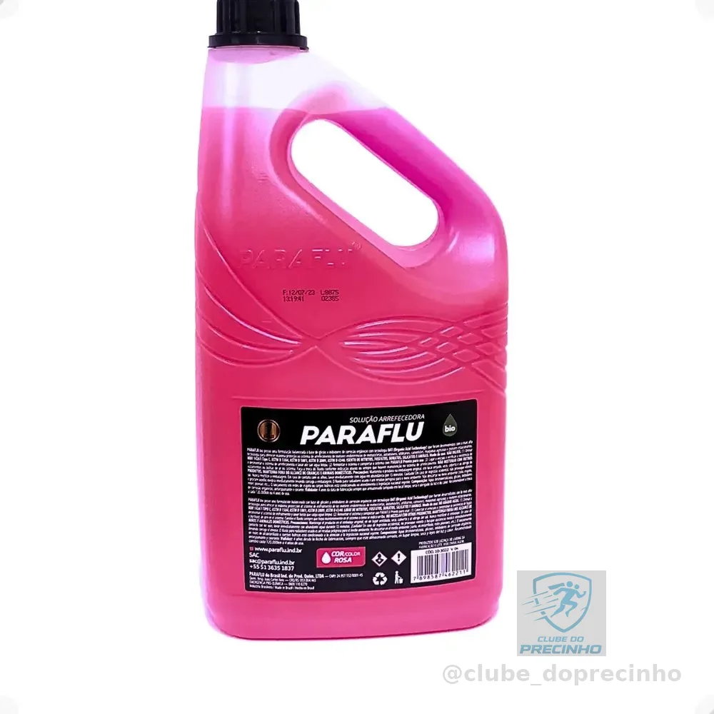 Paraflu Aditivo De Radiador Pronto Para Usar 5 Litros Rosa 3022