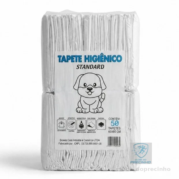Tapete Higiênico para Cães Pet 50 Unidades 1ª Linha 80x60 Profissional Descartável Absorvente Cachorro