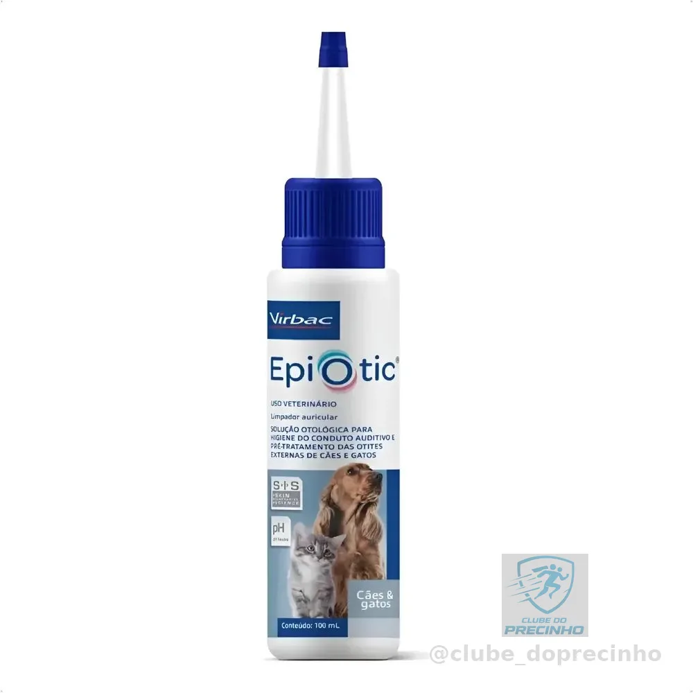 Solução Epiotic Spherulites Cães Gatos 100ml Virbac