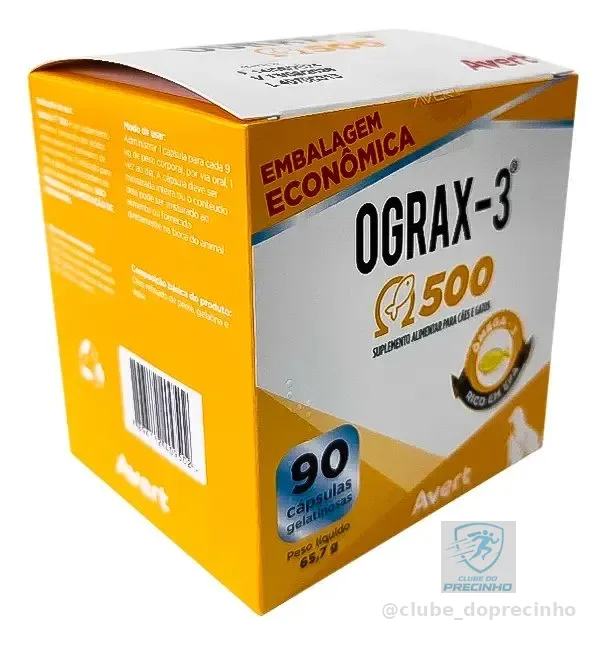 Ograx-3 500 Mg 90 Cps