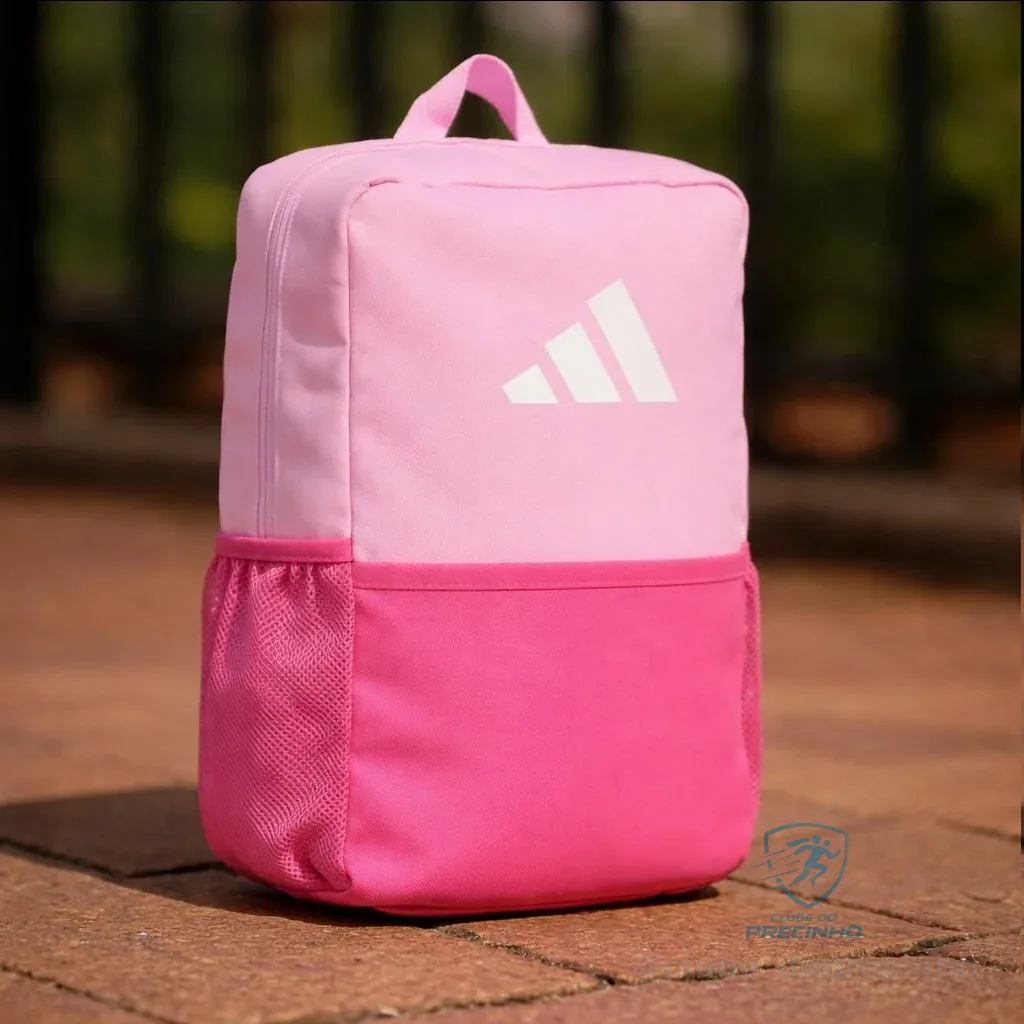 Mochila Infantil Seasonal Essentials Colorblock adidas Rosa Liso