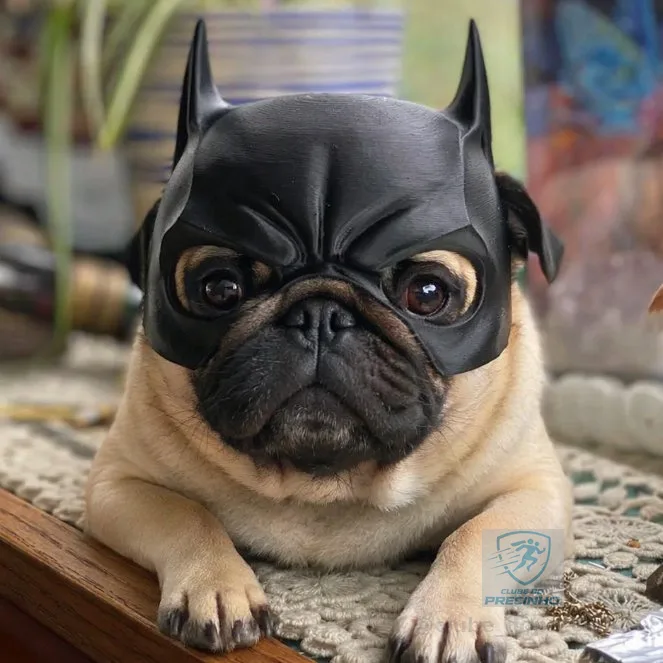 BATDOG A Máscara do Batman Para Cachorros Pet Fantasia Cães Pequenos Pug/Bulldog Acessório Pet  Geek