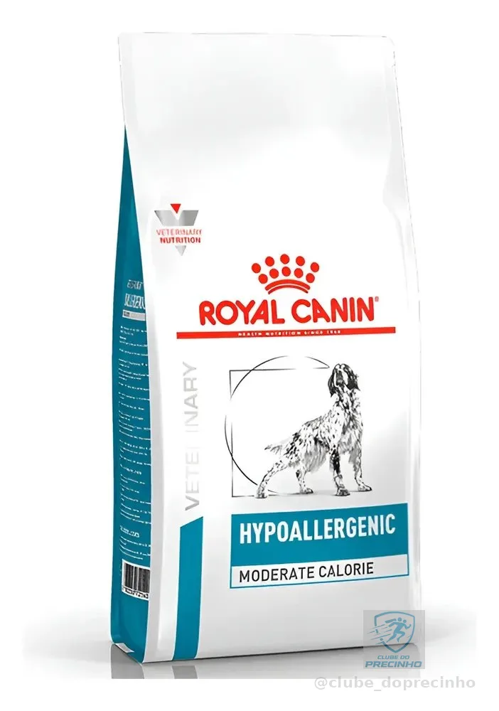 Royal Canin Hypoallergenic Moderate Calorie Cão 10 Kg