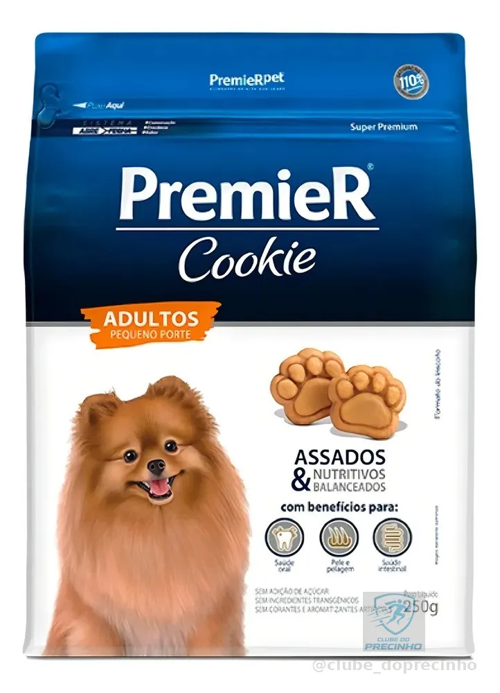Biscoito Premier Pet Cookie Para Cães Adultos Raças Pequenas