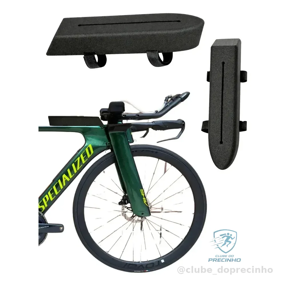 Porta Gel Triathlon Speed Road Universal Velcro Tpu E Carbono Triv Preto