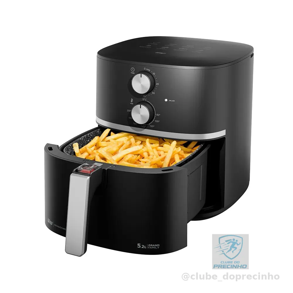 Fritadeira Elétrica Air Fryer Wap Wafg2s 5 Litros Com Revestimento Antiaderente 1500w 220v
